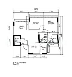 Blk 314A Waterway Cascadia (Punggol), HDB 3 Rooms #543157241